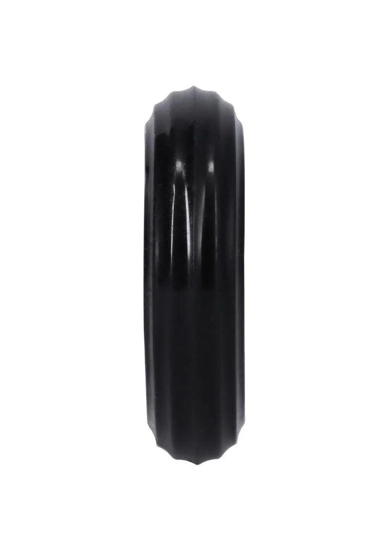 Rock Solid Ribbed Donut Silicone Cock Ring - Image 4