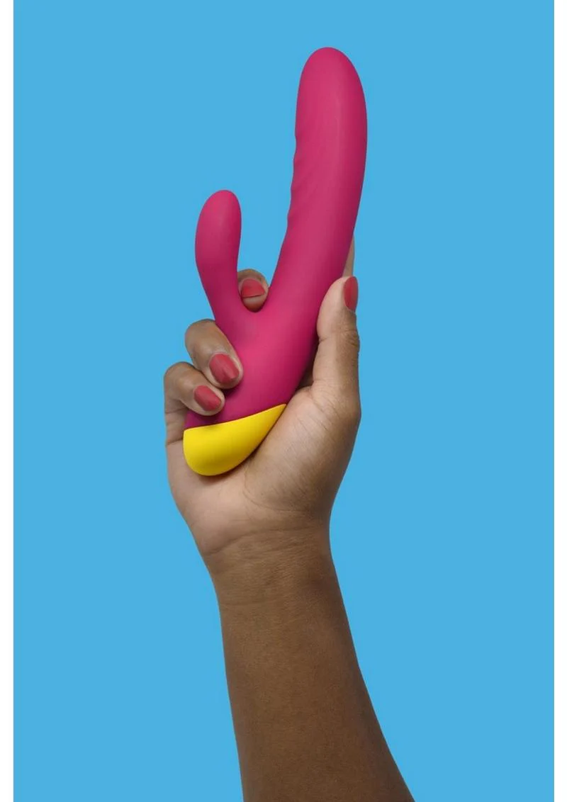 Romp Jazz Rechargeable Silicone Rabbit Vibrator - Image 4