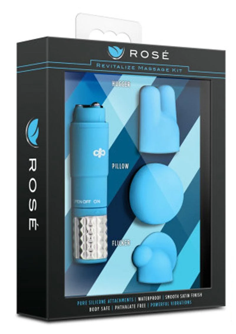 Rose Revitalize Massage Kit with Silicone Attachments - Image 2