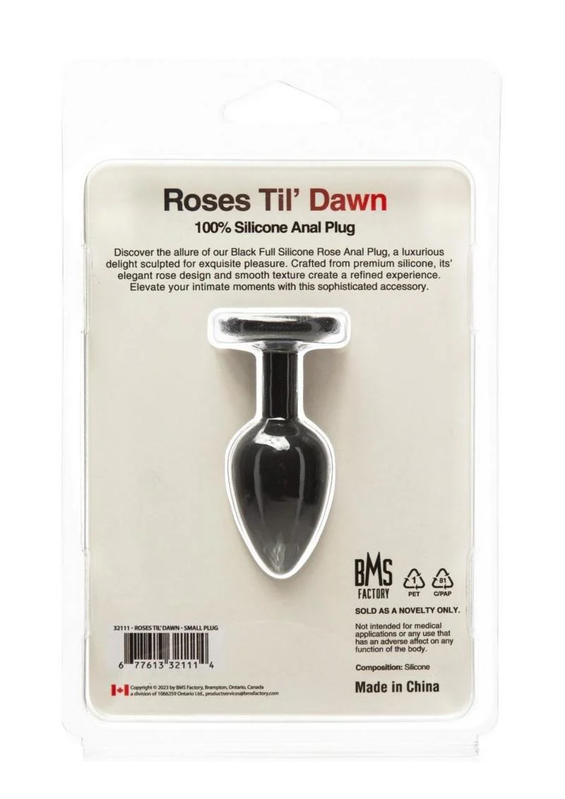 Roses Til Dawn Silicone Butt Plug - Image 3