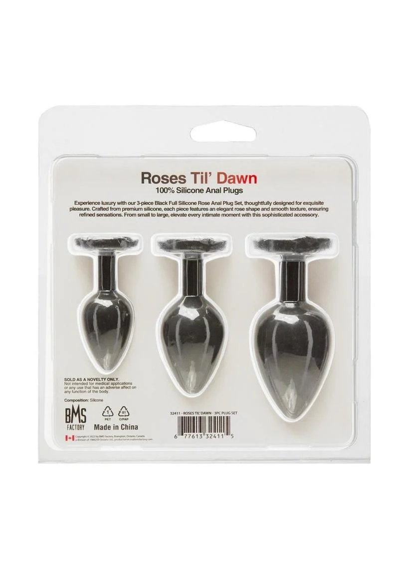 Roses Til Dawn Silicone Butt Plug - Image 4