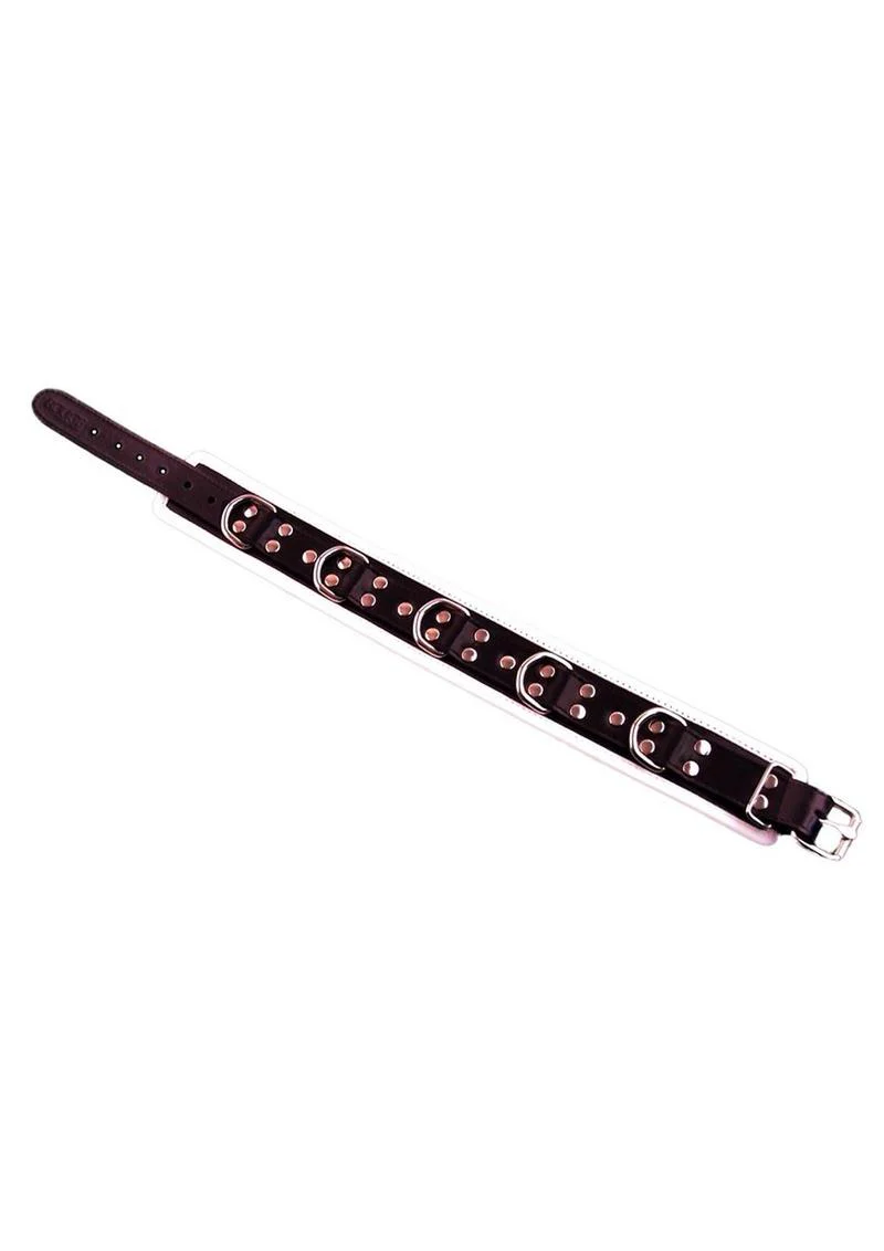 Rouge 5 D Ring Leather Collar - Image 10