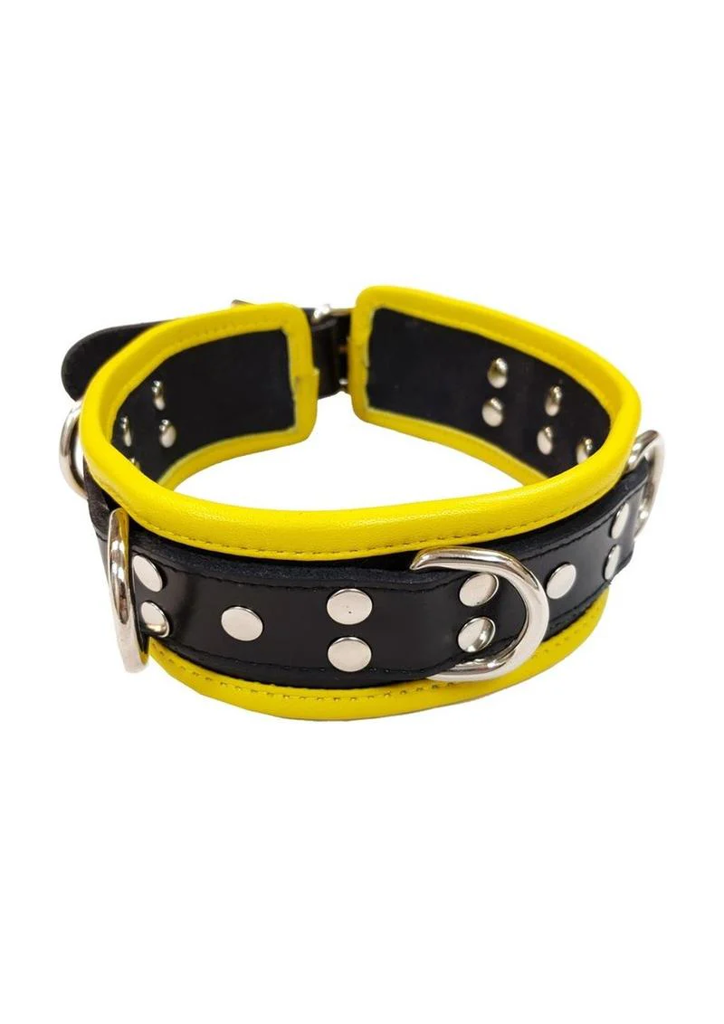 Rouge 5 D Ring Leather Collar - Image 12