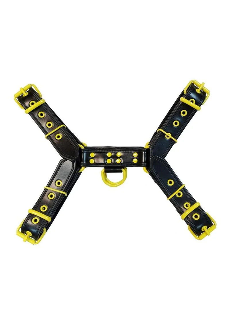Rouge Harness Black with Yellow Accessories