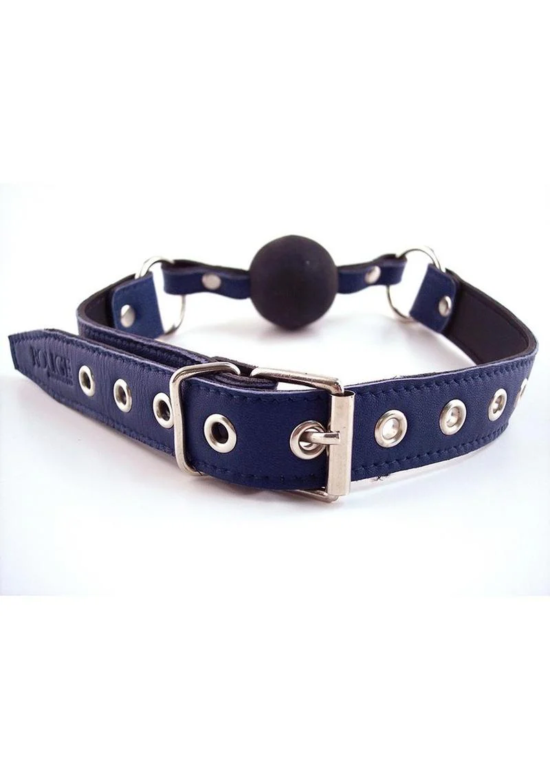 Rouge Leather Adjustable Ball Gag - Image 2