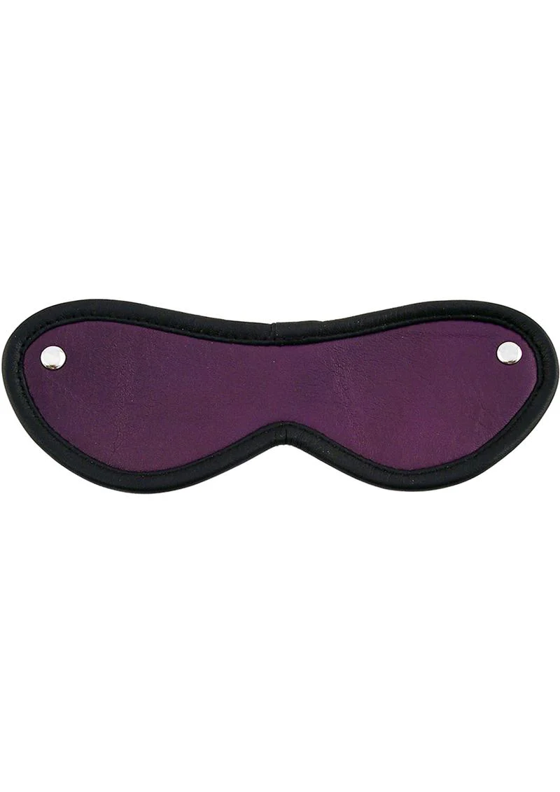 Rouge Leather Blindfold Eye Mask - Image 3