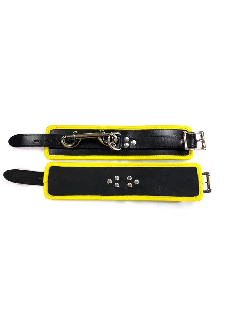 Rouge Leather Wrist Cuffs - Image 10