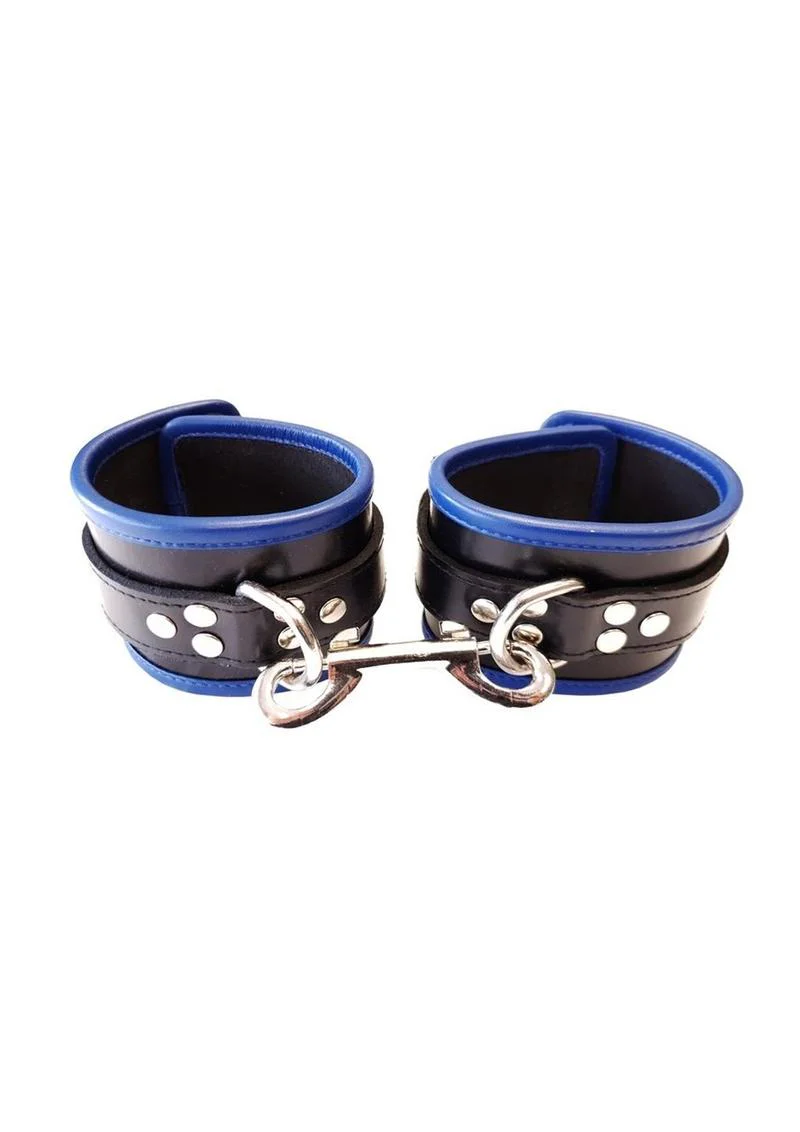 Rouge Leather Wrist Cuffs - Image 3