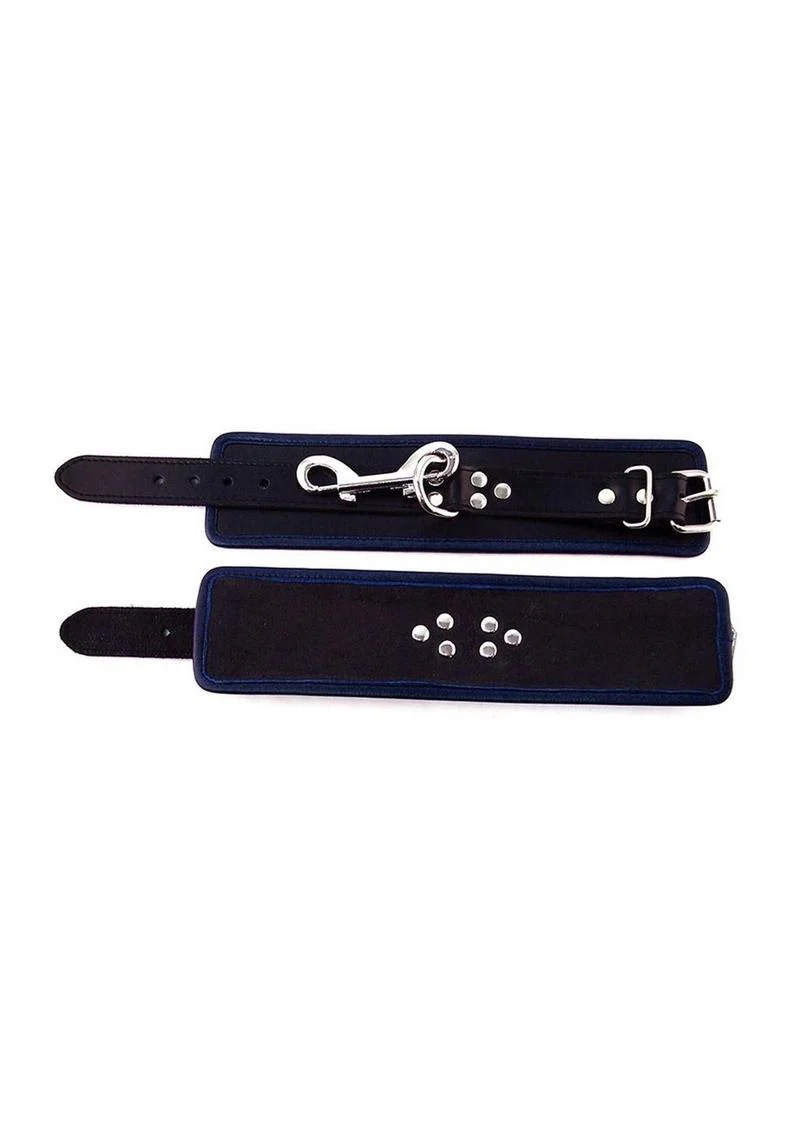 Rouge Leather Wrist Cuffs - Image 4