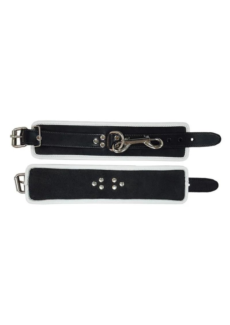 Rouge Leather Wrist Cuffs - Image 8