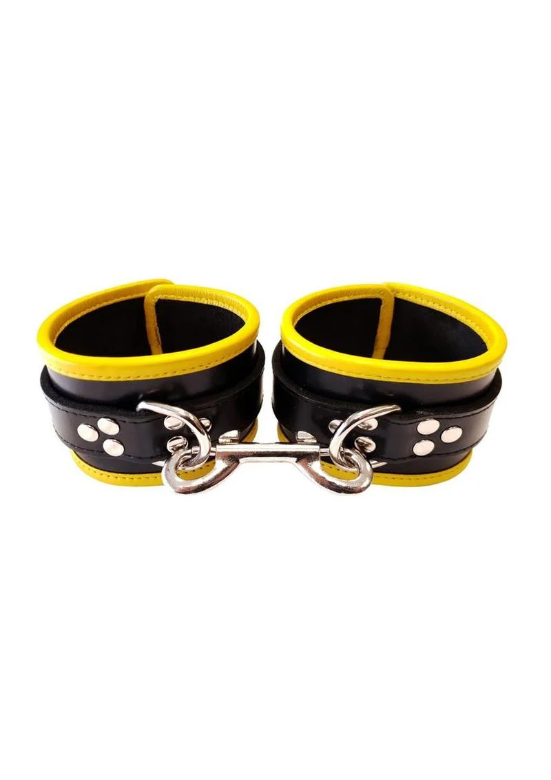 Rouge Leather Wrist Cuffs - Image 9