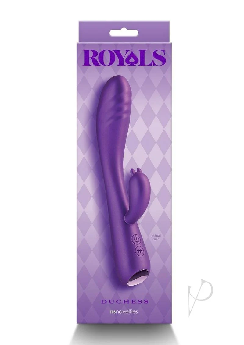 Royals Dutchess Rechargeable Silicone Rabbit Vibrator - Image 2