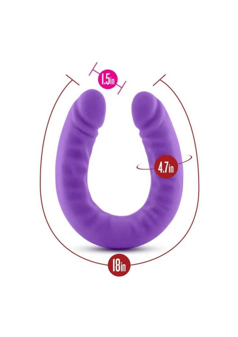 Ruse Silicone Slim Double Dong Dildo - Image 4