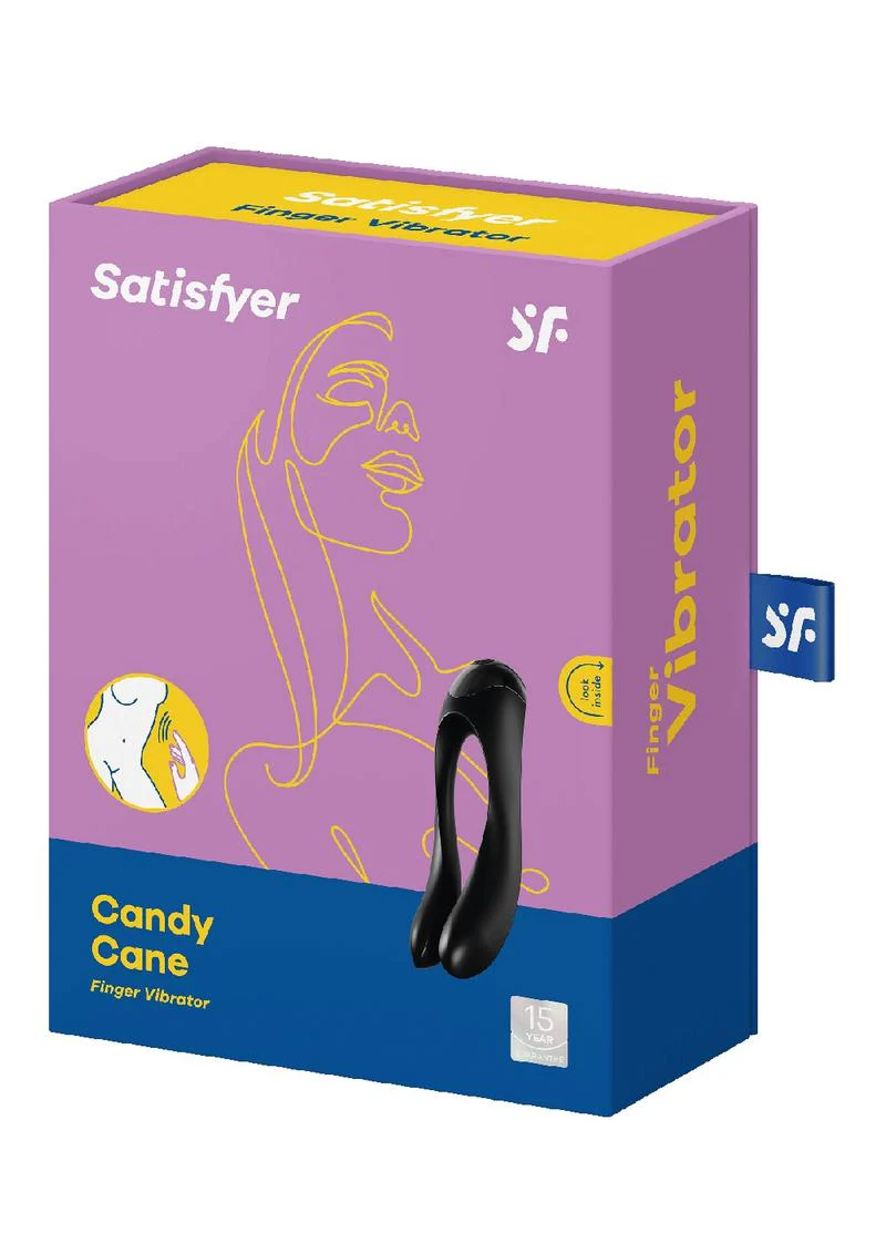 Satisfyer Candy Cane Silicone Rechargeable Mini Vibrator - Image 2