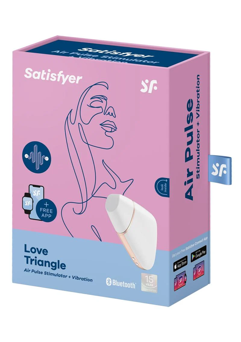 Satisfyer Love Triangle Rechargeable Silicone Clitoral Stimulator - Image 6