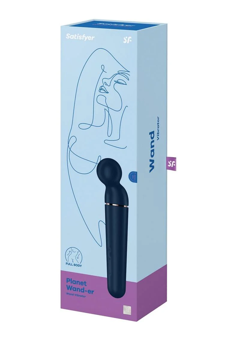 Satisfyer Planet Wand-Er Rechargeable Silicone Body Massager - Image 2