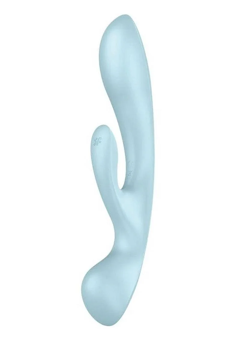 Satisfyer Triple Oh Rechargeable Silicone Dual Stimulating Vibrator - Image 5