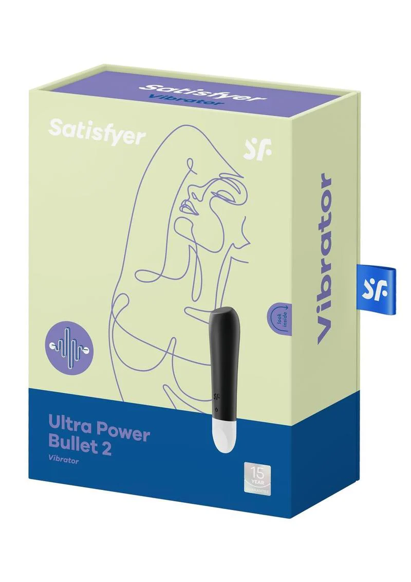 Satisfyer Ultra Power Bullet 2 Rechargeable Silicone Bullet Vibrator - Image 2