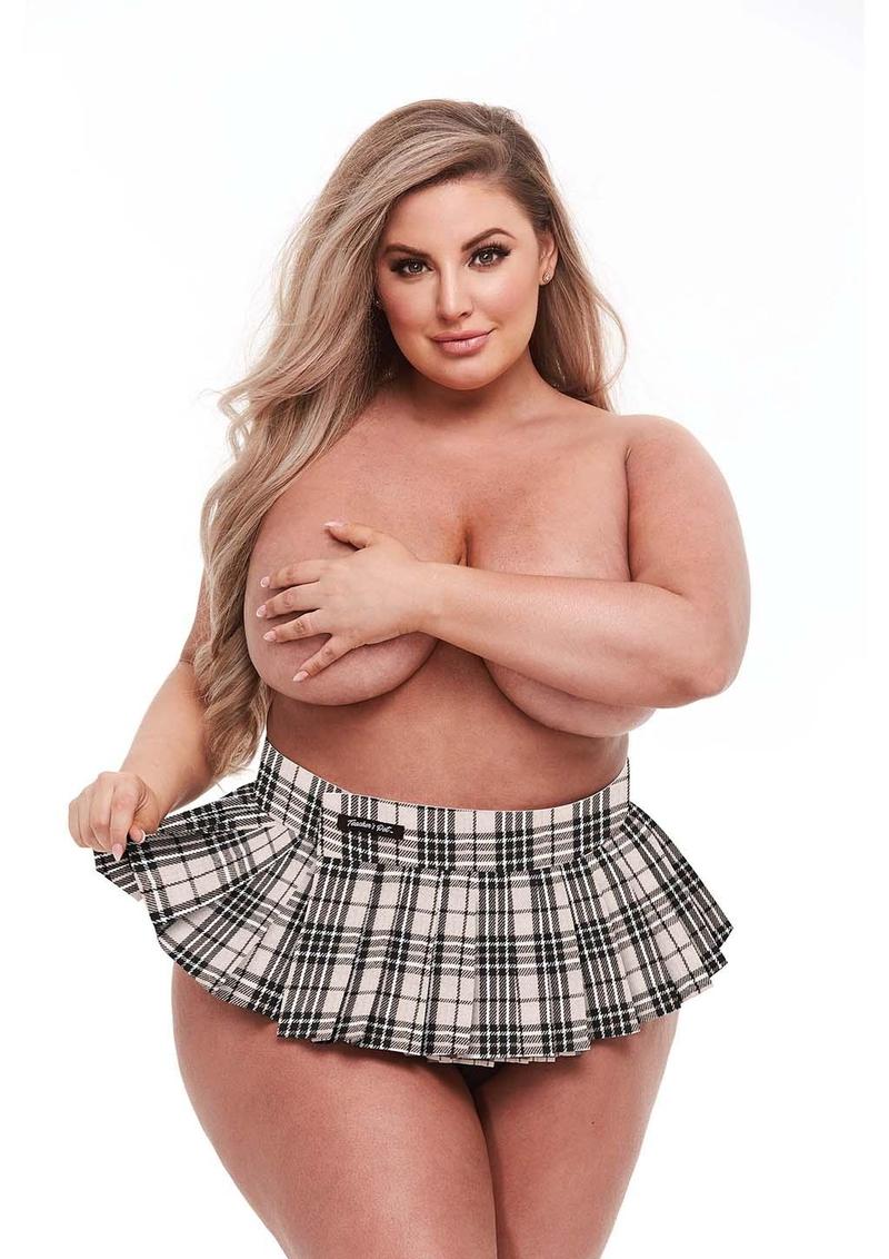 Schoolgirl Skirt - Camel - Image 3