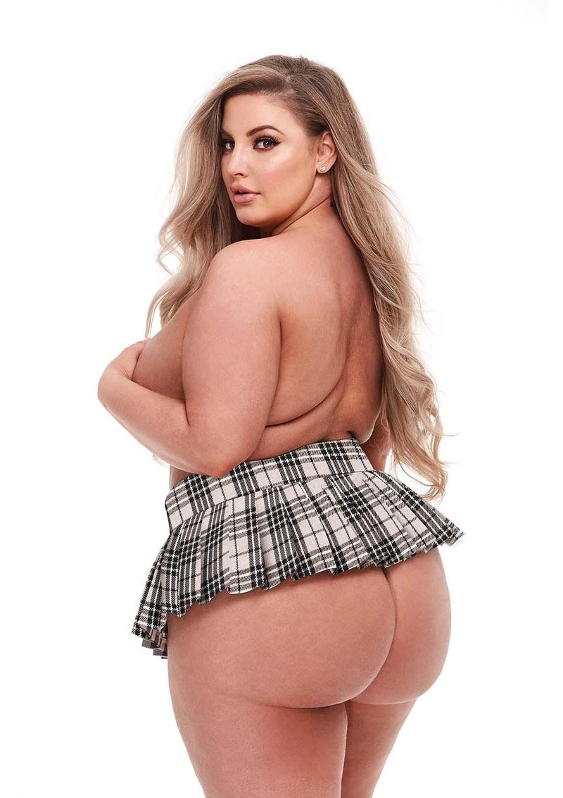 Schoolgirl Skirt - Camel - Image 4