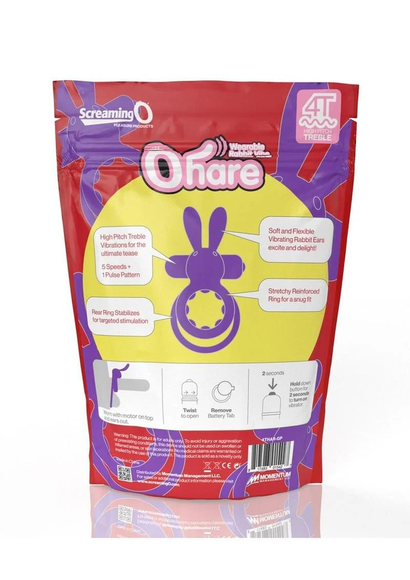 Screaming O 4t Ohare Vibrating Cock Ring - Image 12