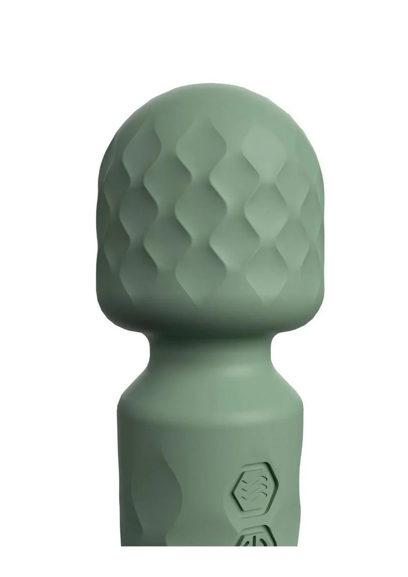 Screaming O Cuties Winny Rechargeable Silicone Vibrating Mini Wand - Sage - Image 4