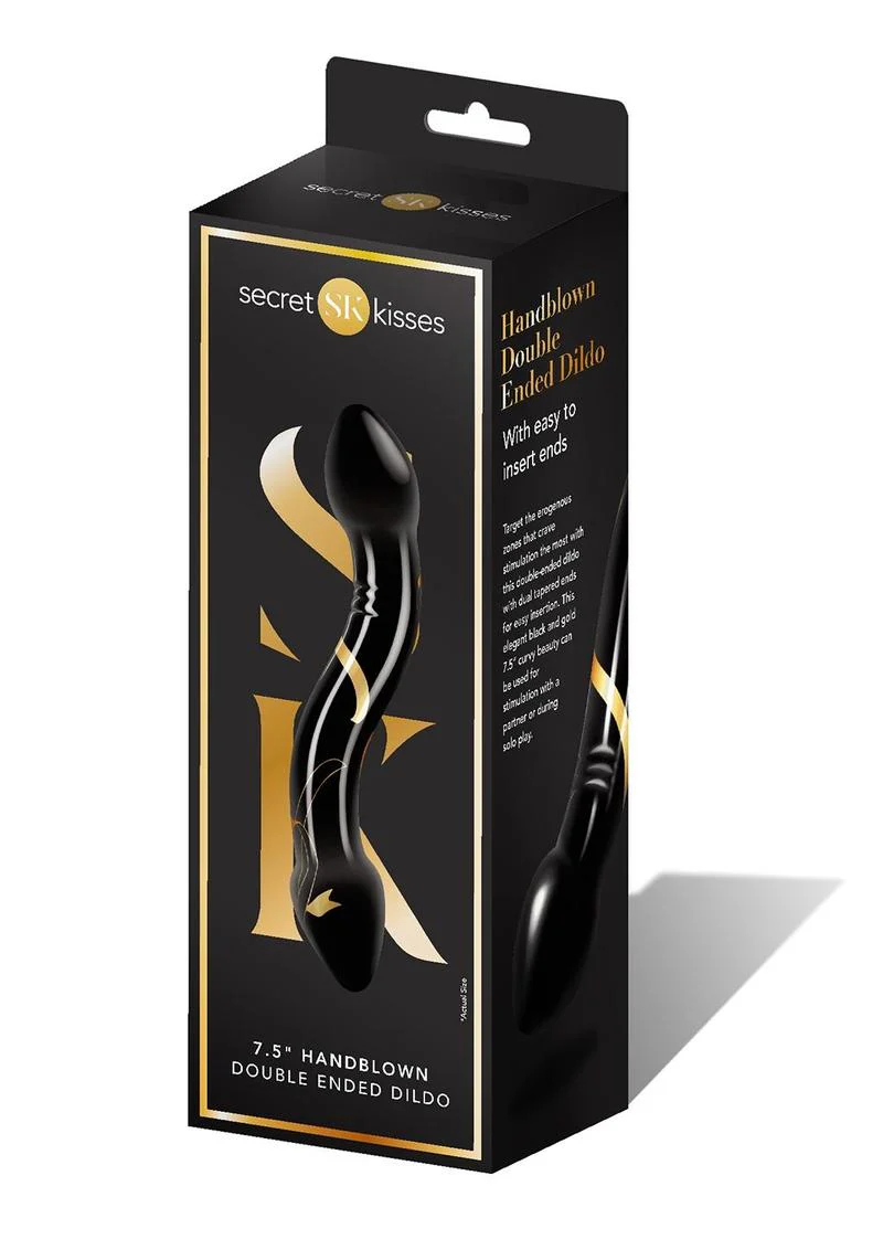 Secret Kisses 7.5 Handblown Double Ended Dildo - Image 2