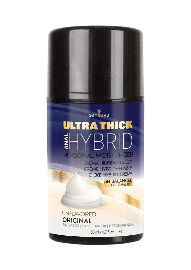 Sensuva Ultra-Thick Anal Hybrid Personal Moisturizer Lubricant High Ph Formula Original Unflavored - Image 2