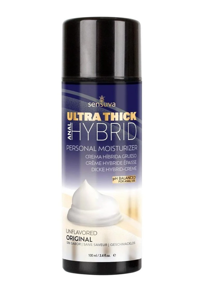 Sensuva Ultra-Thick Anal Hybrid Personal Moisturizer Lubricant High Ph Formula Original Unflavored - Image 4