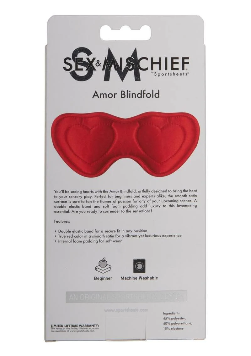 Sex and Mischief Amor Blindfold - Image 3