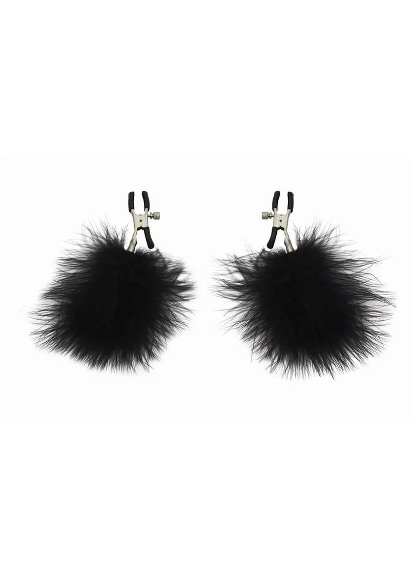 Sex and Mischief Feathered Nipple Clamps - Image 3