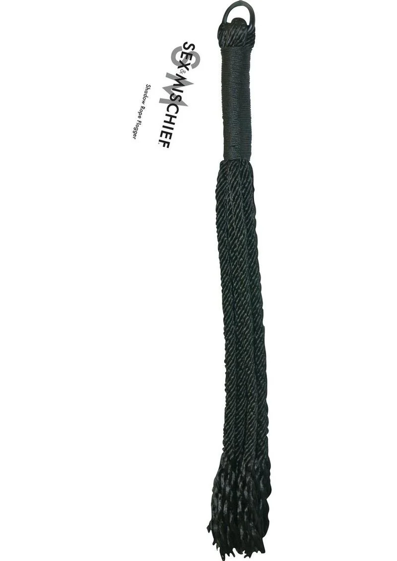 Sex and Mischief Shadow Rope Flogger - Image 2