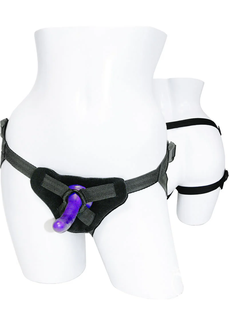 Sex and Mischief Strap-On and Silicone Dildo Kit