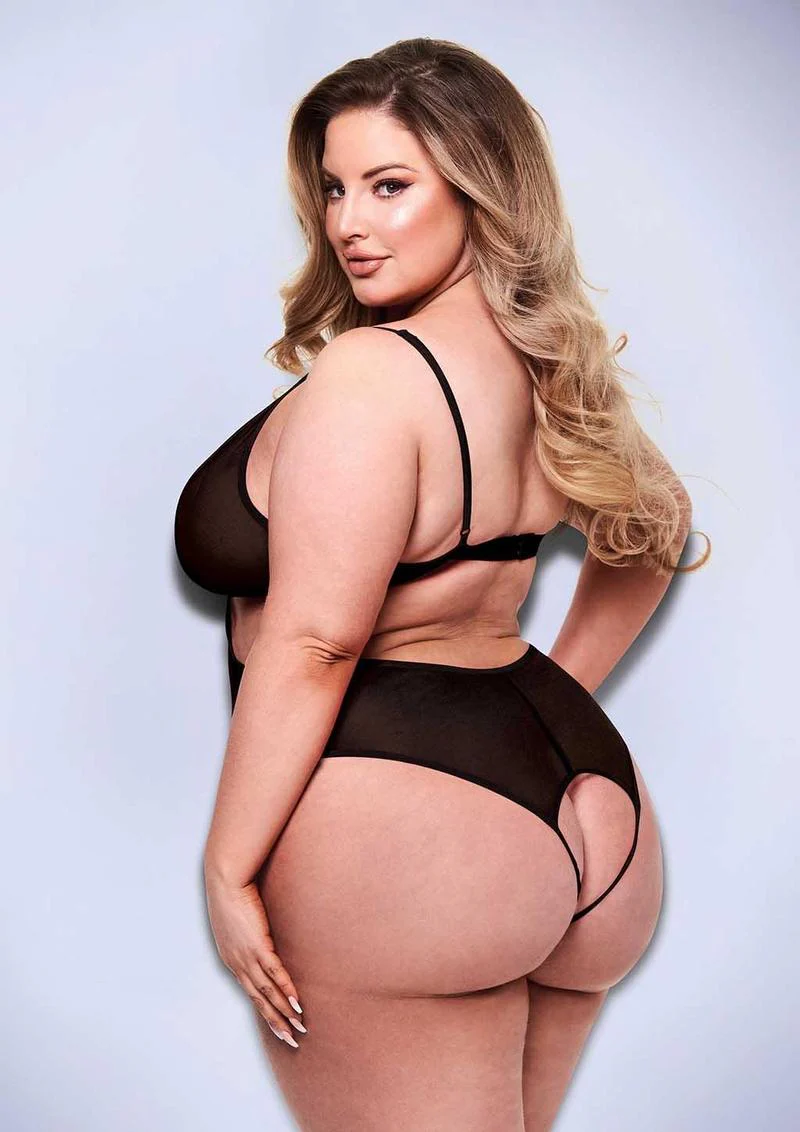 Sexy Crotchless Mesh Teddy - Image 5