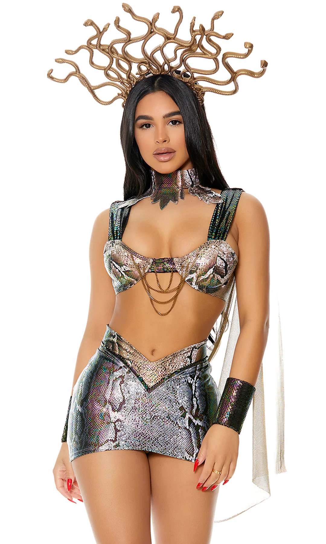 Sexy Reptile Medusa Costume - Image 3