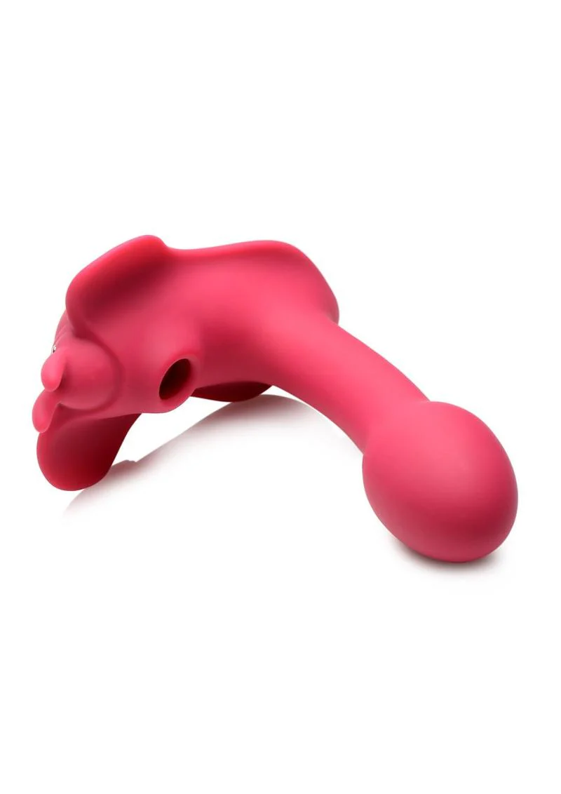 Shegasm Butterfy Tease Rechargeable Silicone 10x Clitoral Suction Stimulator with Remote Control - Image 3