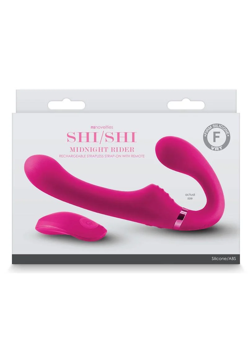 Shi/Shi Midnight Rider Rechargeable Silicone Dual End Strapless Strap-On - Image 5