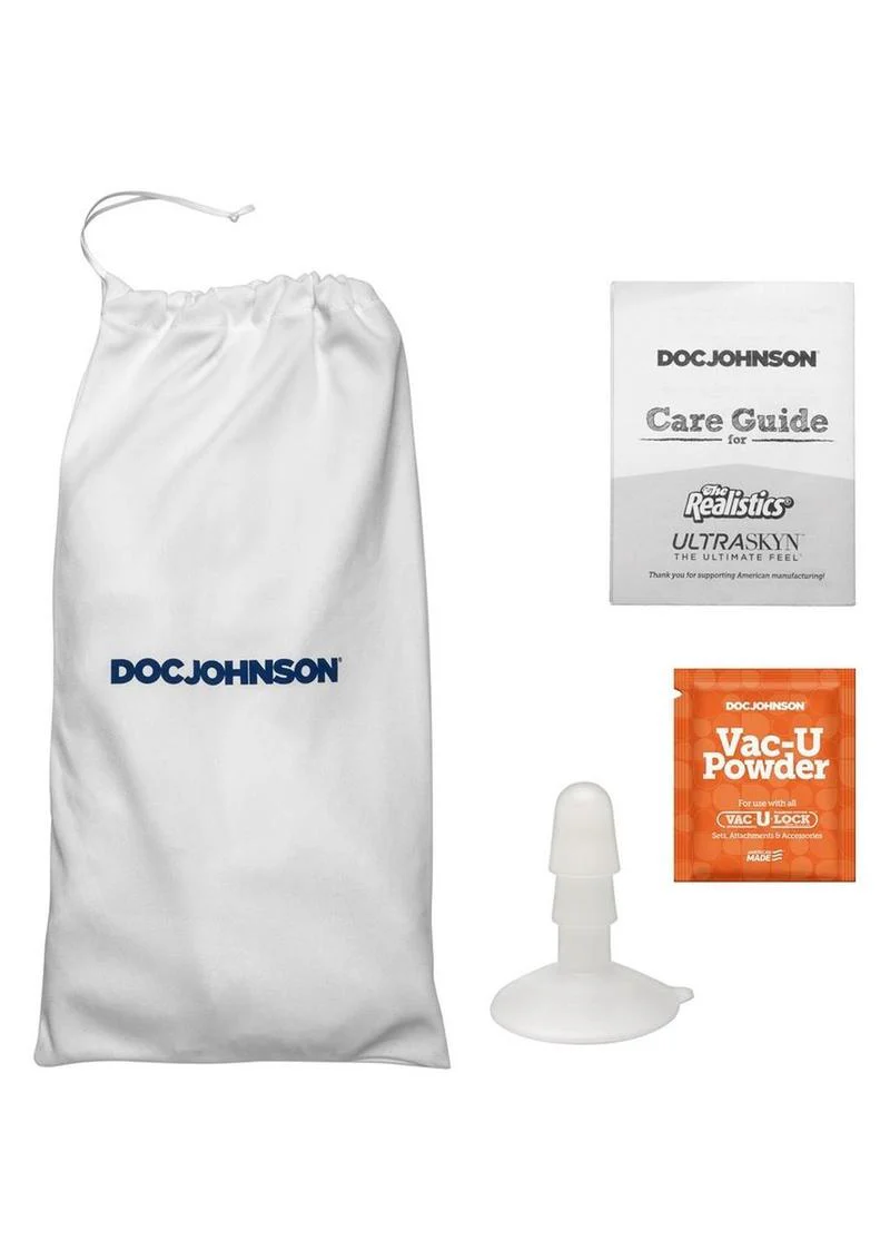 Signature Cocks Ultraskyn Owen Gray Dildo with Removable Suction Cup - Image 4