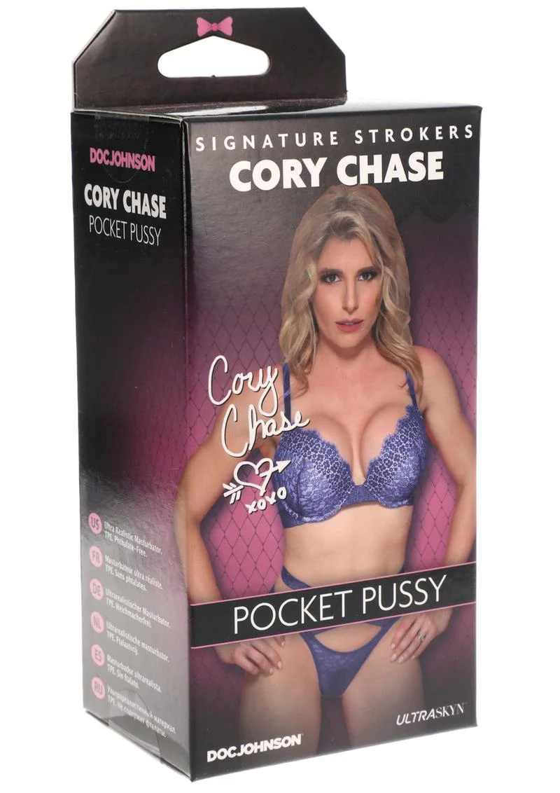 Signature Strokers Cory Chase Ultraskyn Pocket Masturbator - Pussy - Image 2