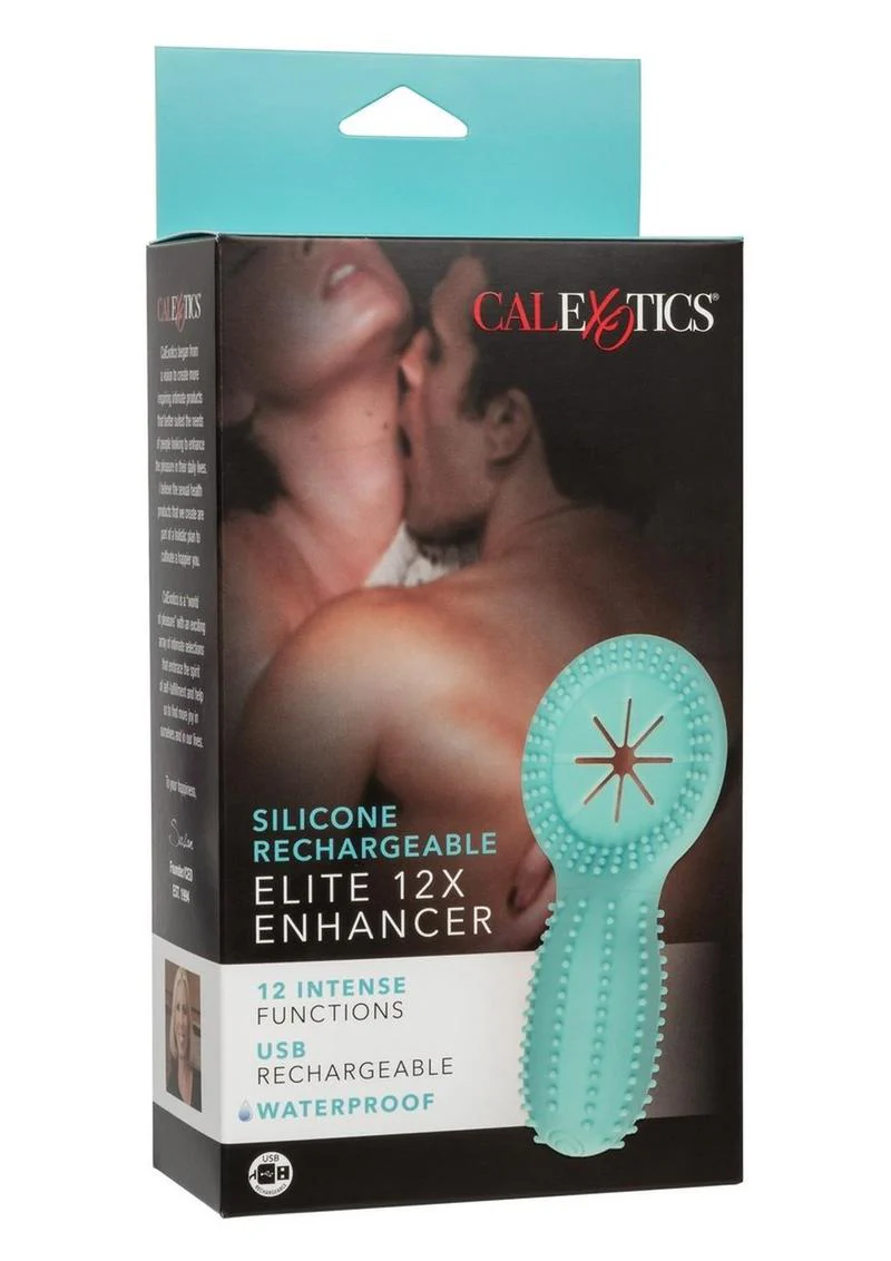 Silicone Rechargeable Elite 12x Enhancer Couples Ring - Image 2