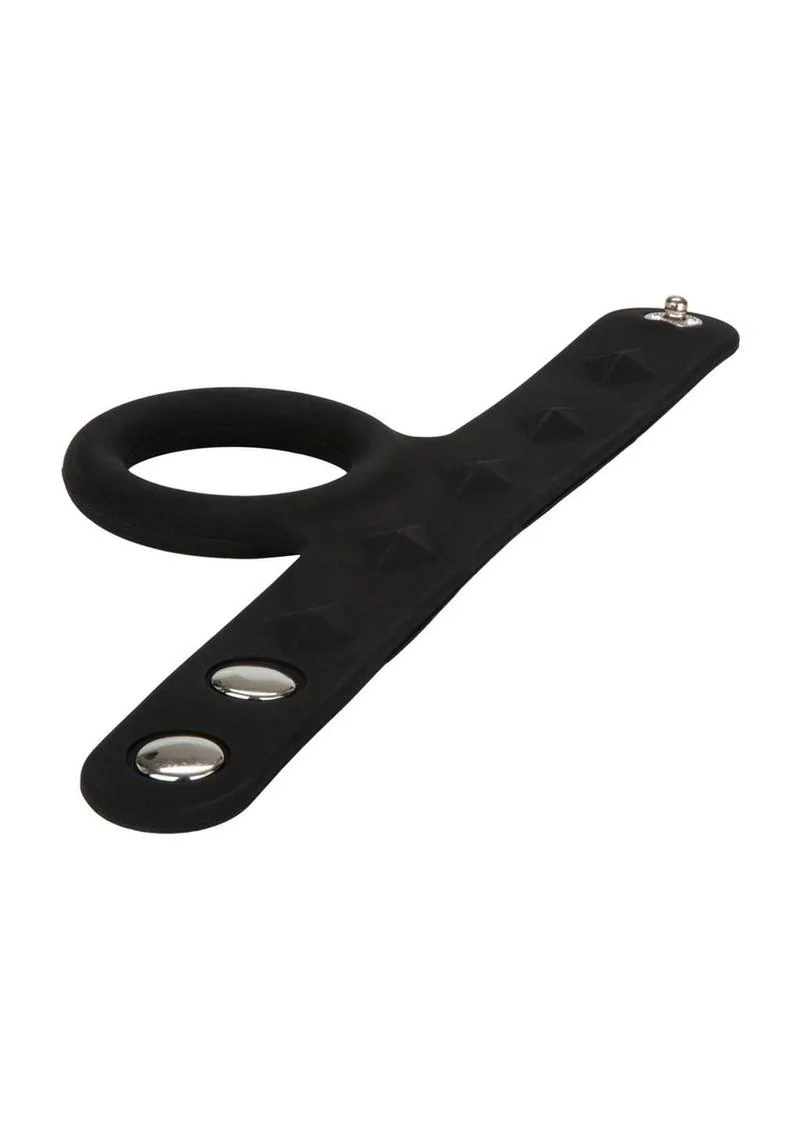 Silicone Tri-Snap Scrotum Support Cock Ring - Image 8