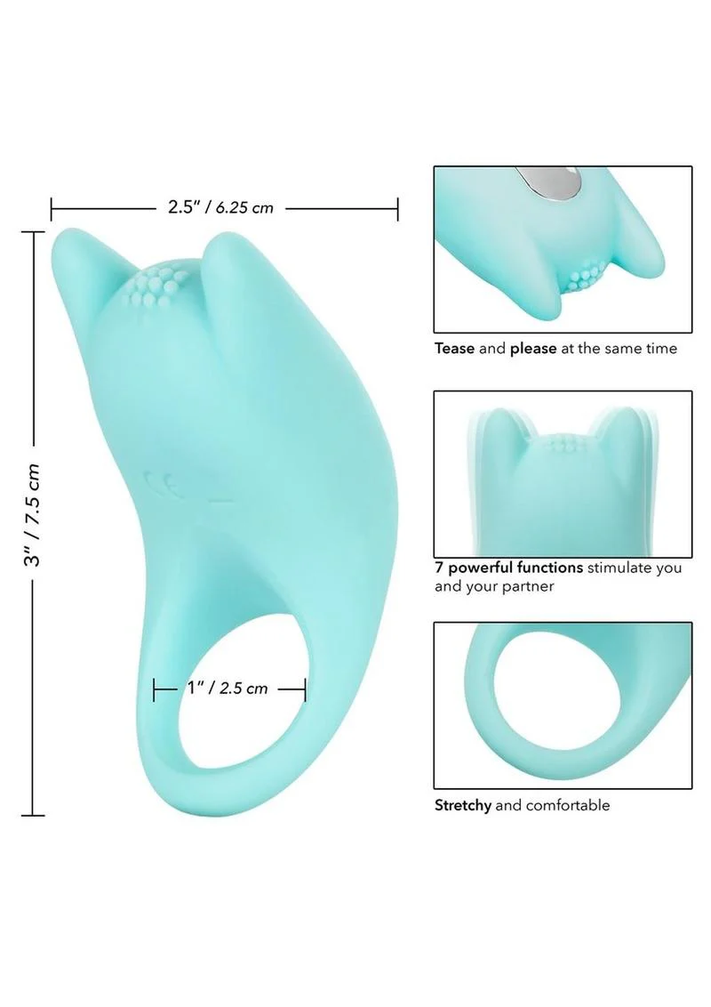 Silicone USB Rechargeable Dual Exciter Enhancer Ring Waterproof - Image 4
