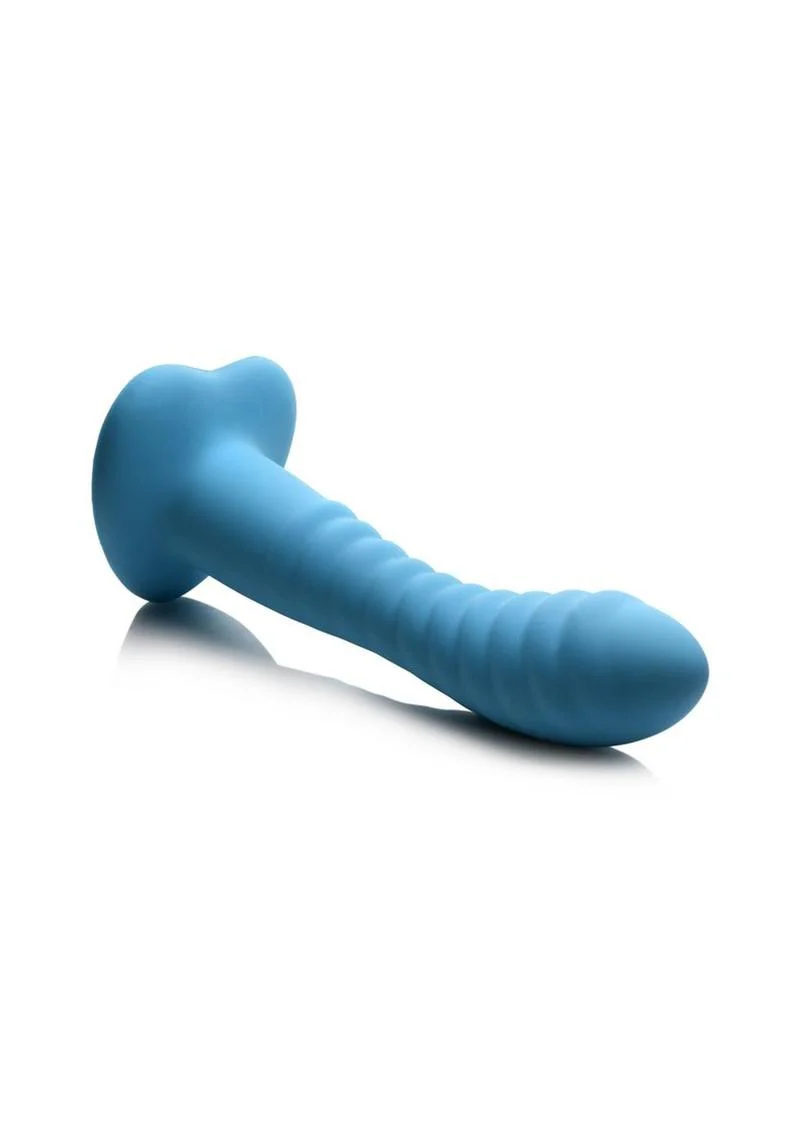 Simply Sweet Ribbed Silicone Dildo - Image 3