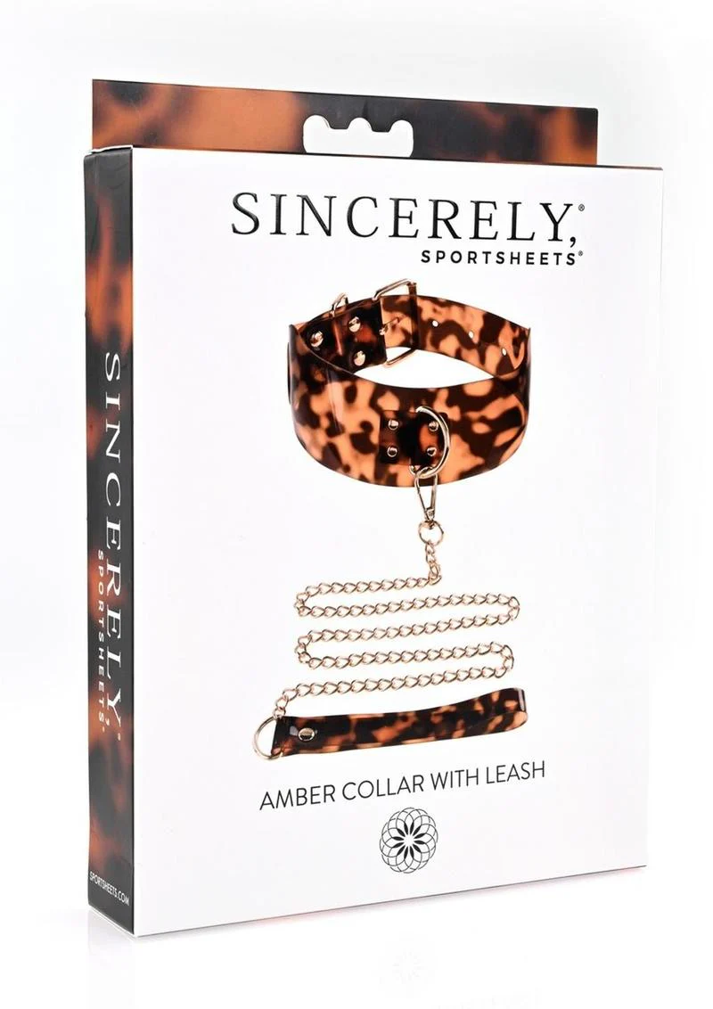 Sincerely Amber Collar and Leash - Image 2