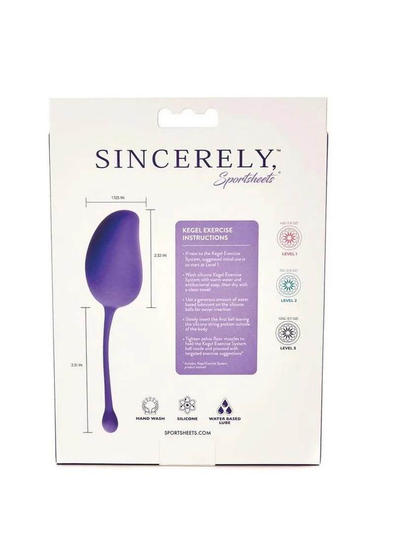 Sincerely Silicone Kegel Exercise System Kit - Image 4