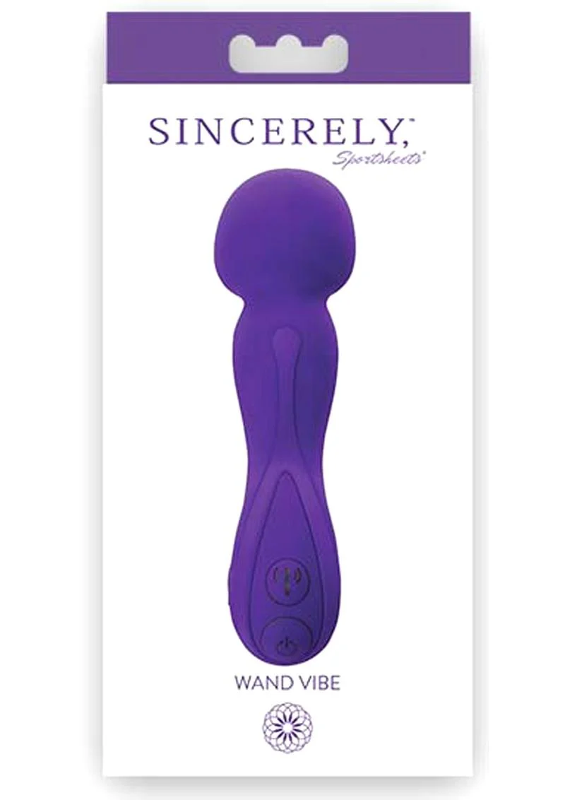 Sincerely Silicone Rechargeable Wand Vibrator - Image 5