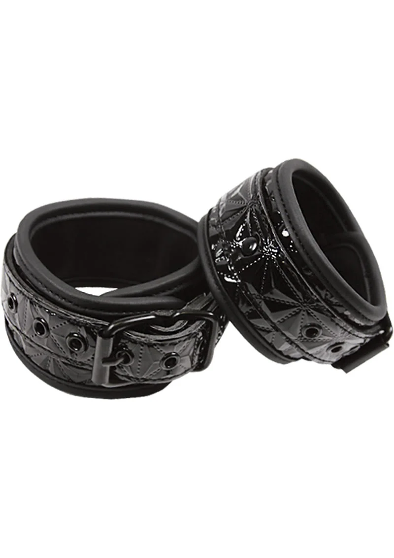 Sinful Wrist Cuffs or Ankle Cuffs - Black - Image 3