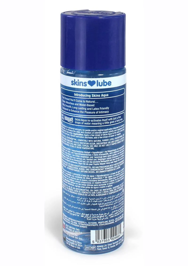 Skins Aqua Water Based Lubricant - Image 2