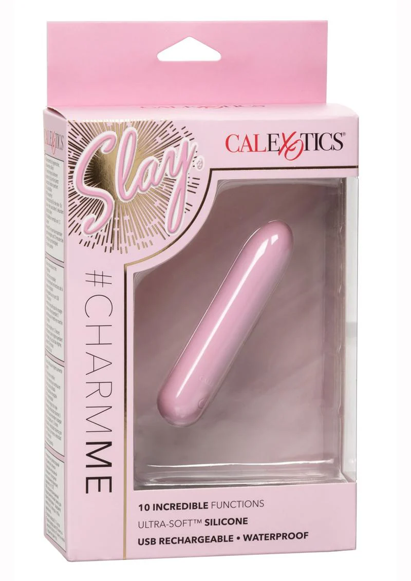 Slay #Charmme Silicone Rechargeable Mini Vibrator - Image 2