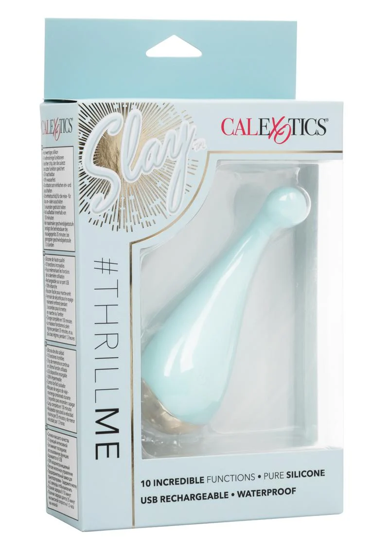 Slay #Thrillme Rechargeable Silicone Curved Vibrator - Image 2